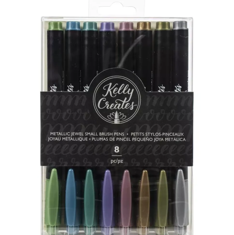 Set de 8 rotuladores metálicos punta fina Jewel Kelly Creates