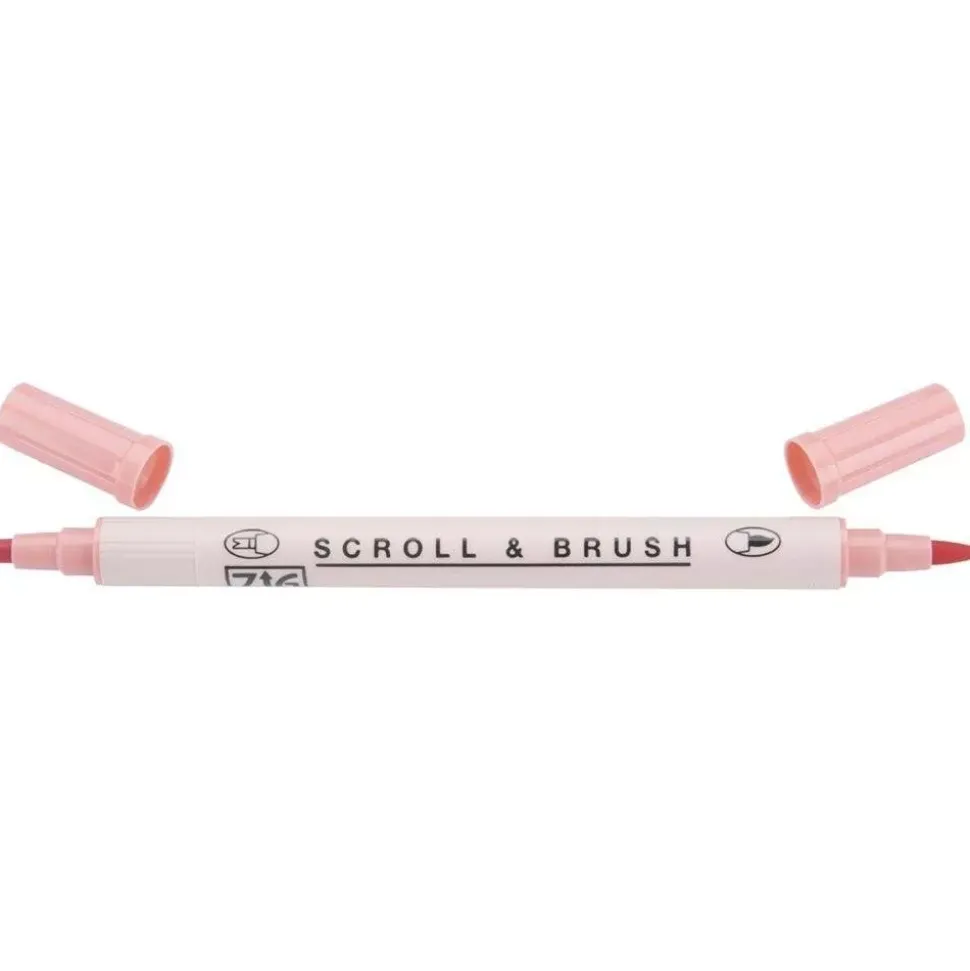Set de 6 rotuladores Scroll and Brush Zig