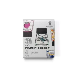 Set de 4 tintas de dibujo Tonos vivos Winsor and Newton
