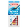 Set de 12 Tubos de Acuarela ArtCreation 12ml