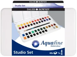 Set de Acuarela 48 Pastillas Aquafine Daler-Rowney
