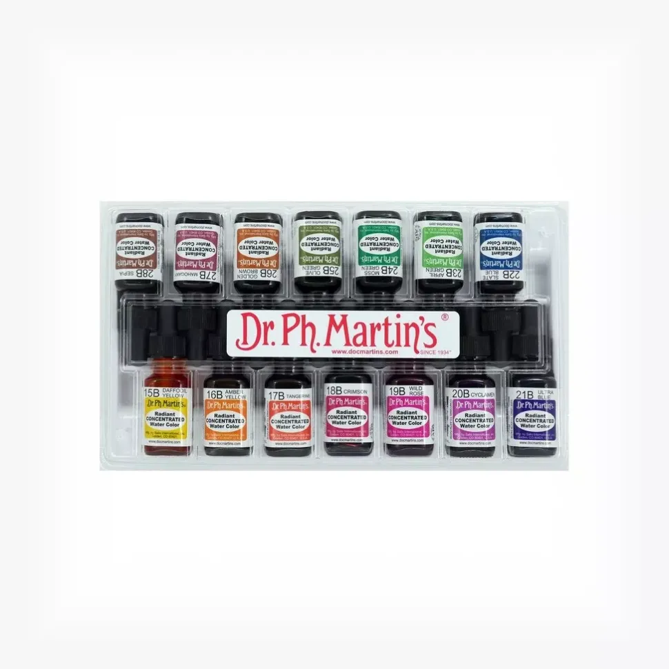 Set de Acuarela Concentrada #B 0.5 oz Dr. Ph. Martin s