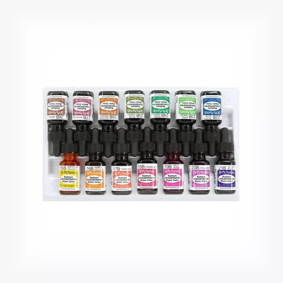 Set de Acuarela Concentrada #B 0.5 oz Dr. Ph. Martin s
