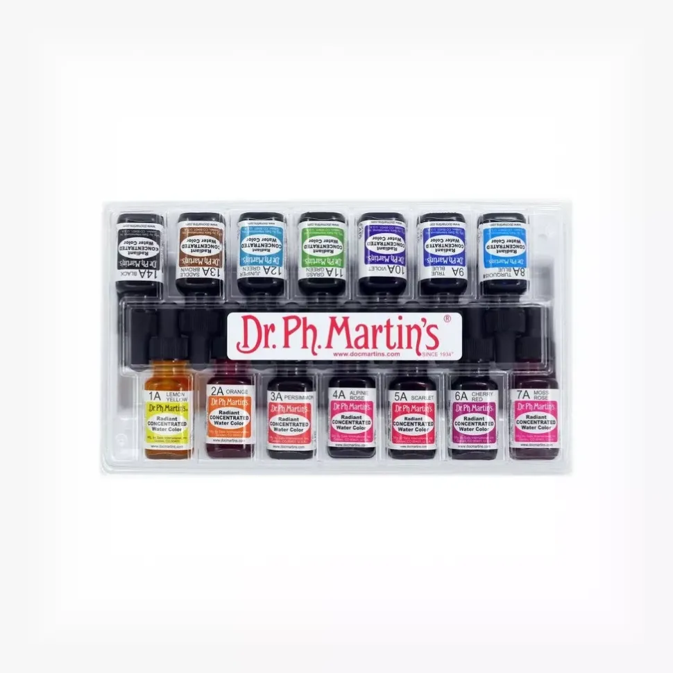 Set de Acuarela Concentrada #A 0.5 oz Dr. Ph. Martin s