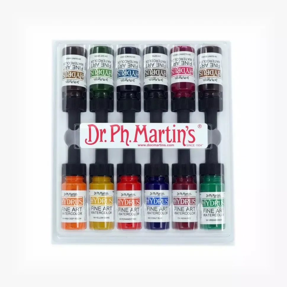 Set de Acuarelas Hydrus Fine Art #02 0.5 oz Dr. Ph. Martin's