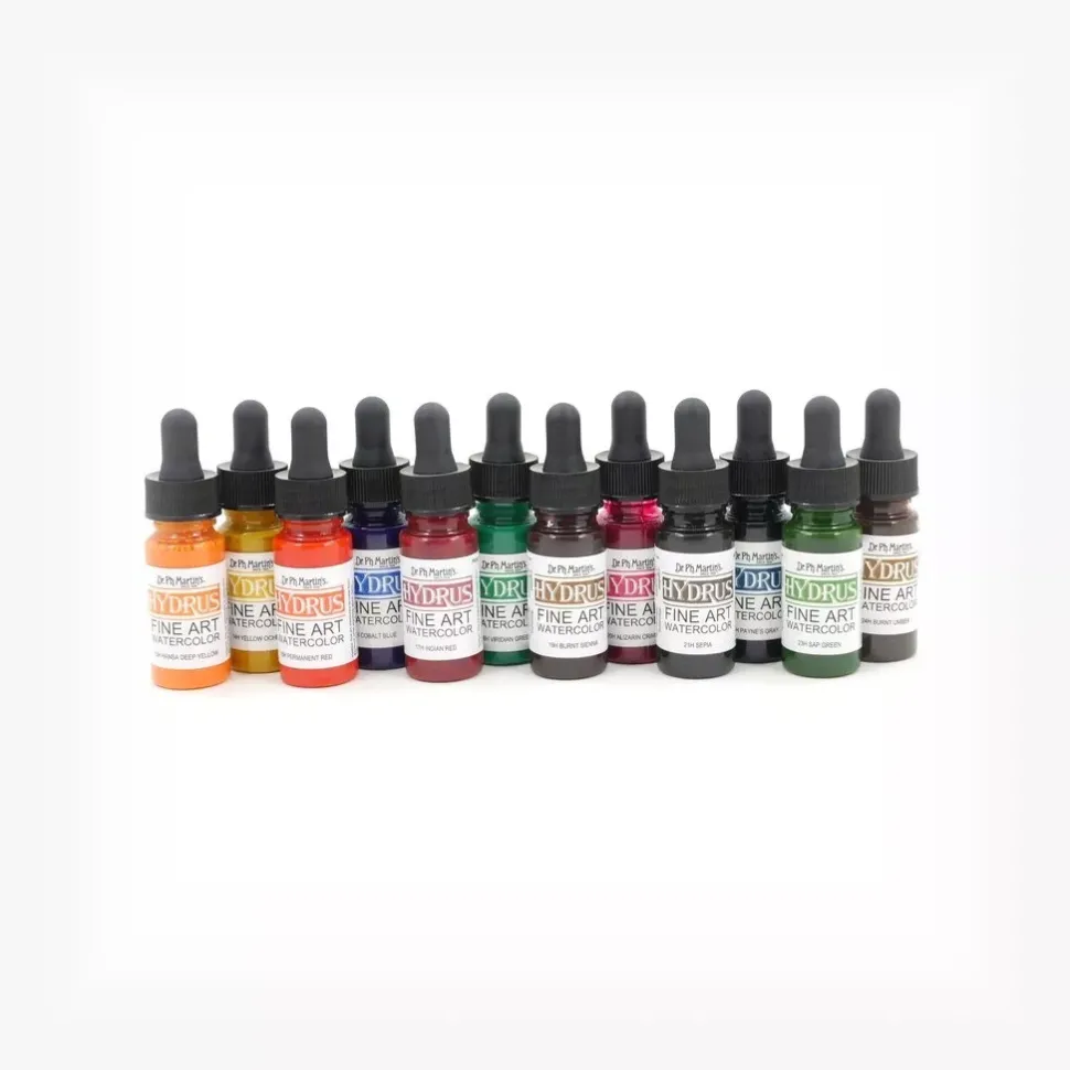 Set de Acuarelas Hydrus Fine Art #02 0.5 oz Dr. Ph. Martin's