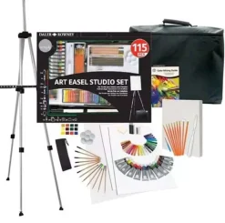 Set de Arte 115 Piezas con Caballete Daler Rowney
