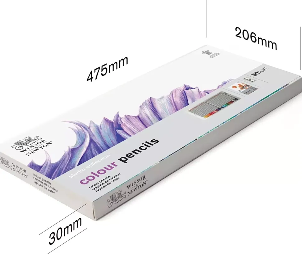 Set de Dibujo 48 Lápices de Colores Studio Winsor and Newton