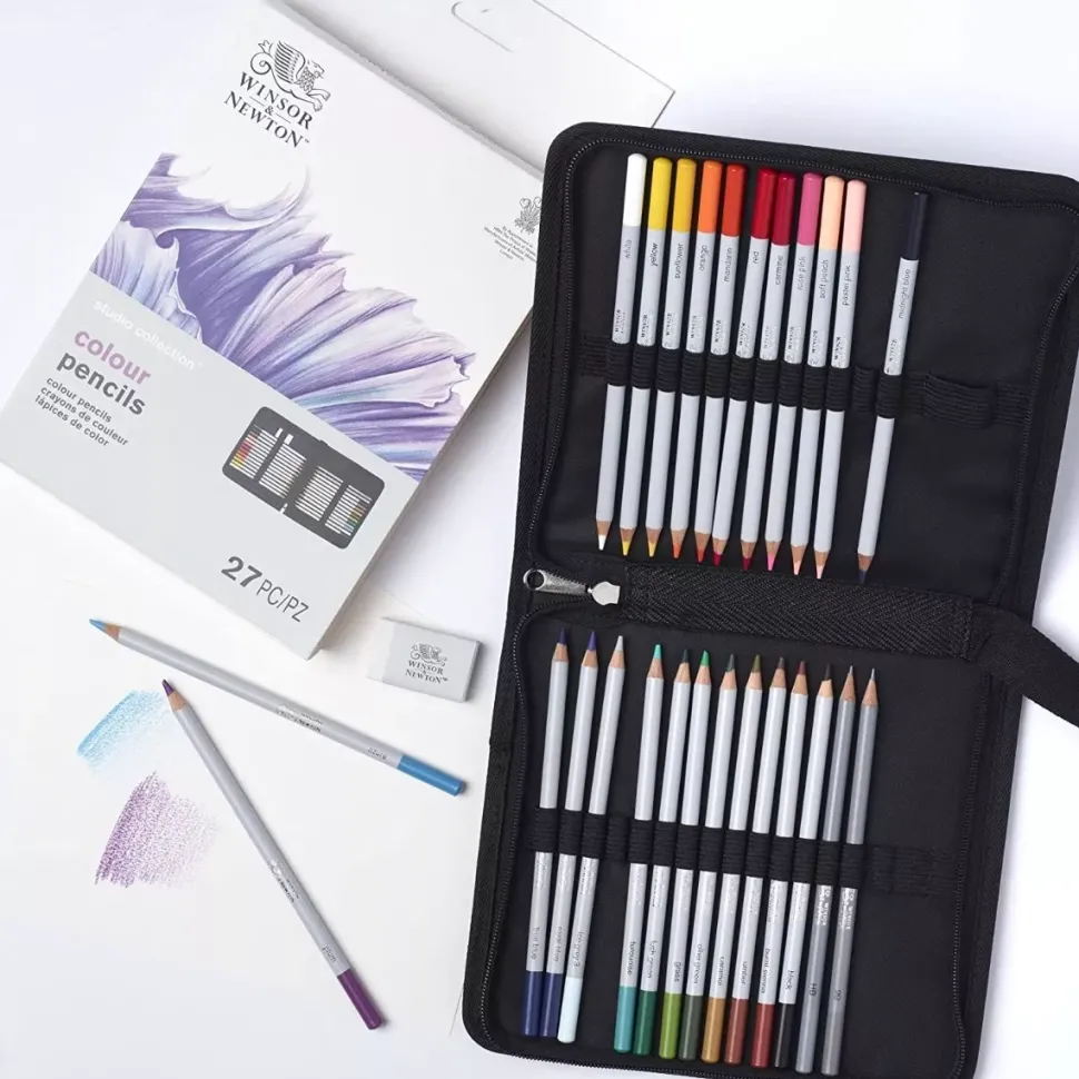 Set de Dibujo 24 Lápices de Colores Studio Winsor and Newton