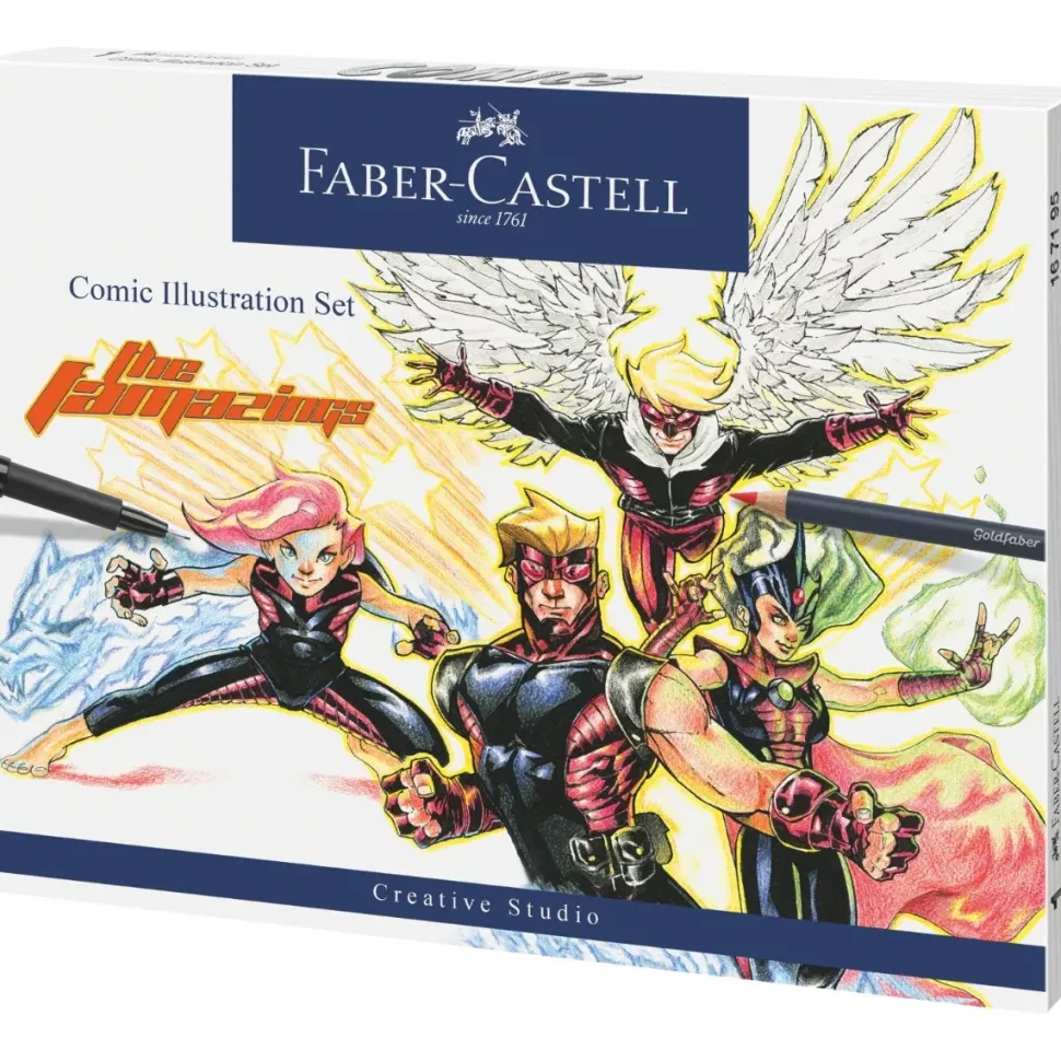 Set de ilustración de cómics 15 piezas Creative Studio Faber-Castell