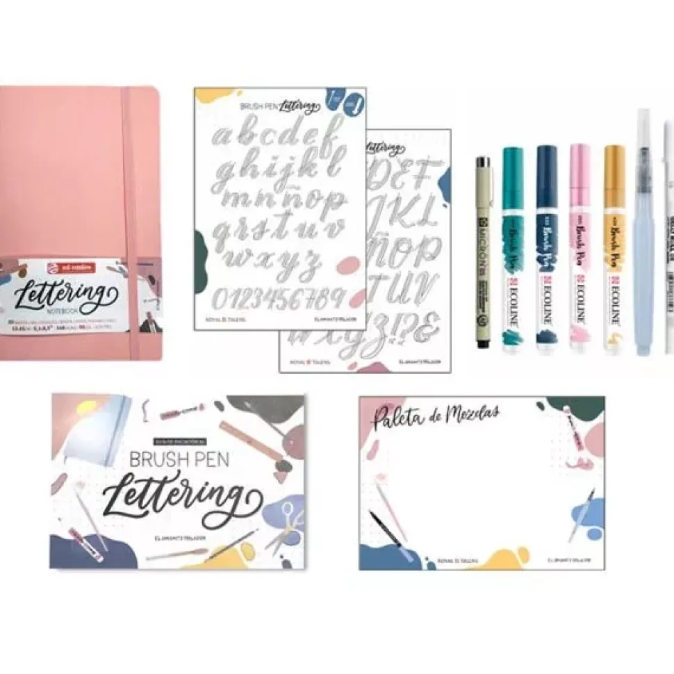 Set de Iniciación al Lettering Rosa Talens
