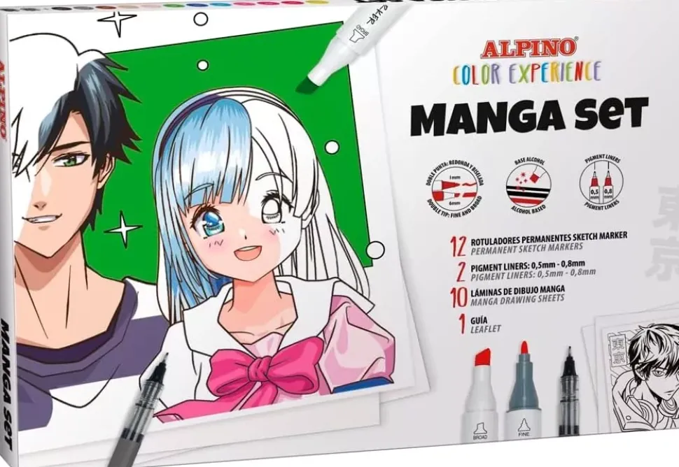 Set de manga Color Experience Alpino