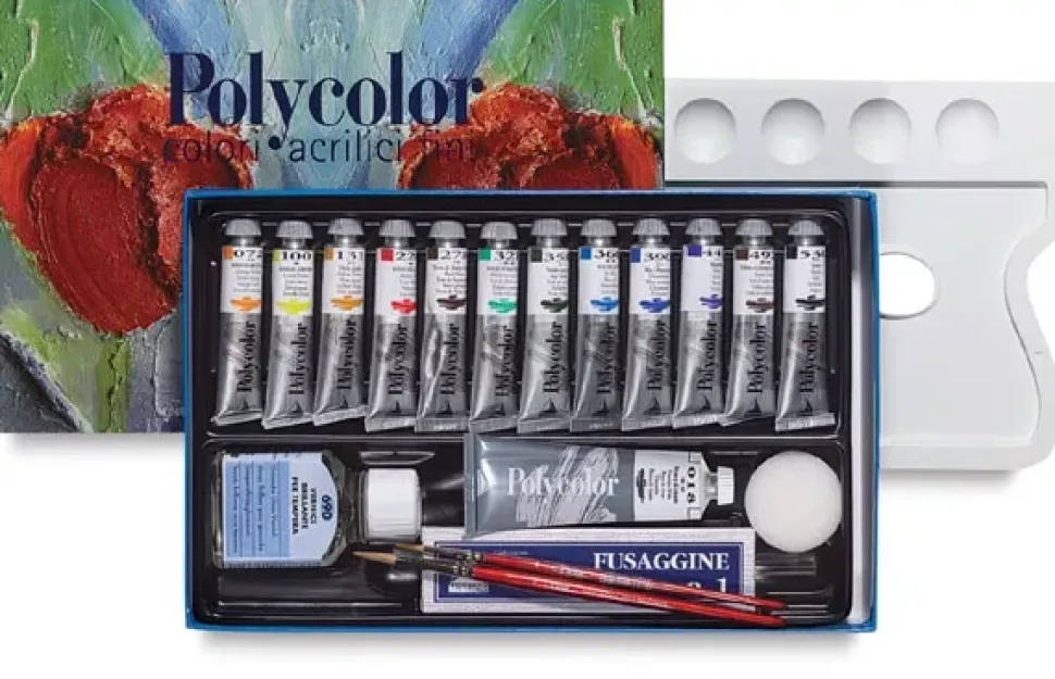 Set de Pintura 18 Piezas Acrílico Maimeri