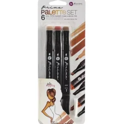 Set de rotuladores Prima Palette Mix Media Tonos marrones