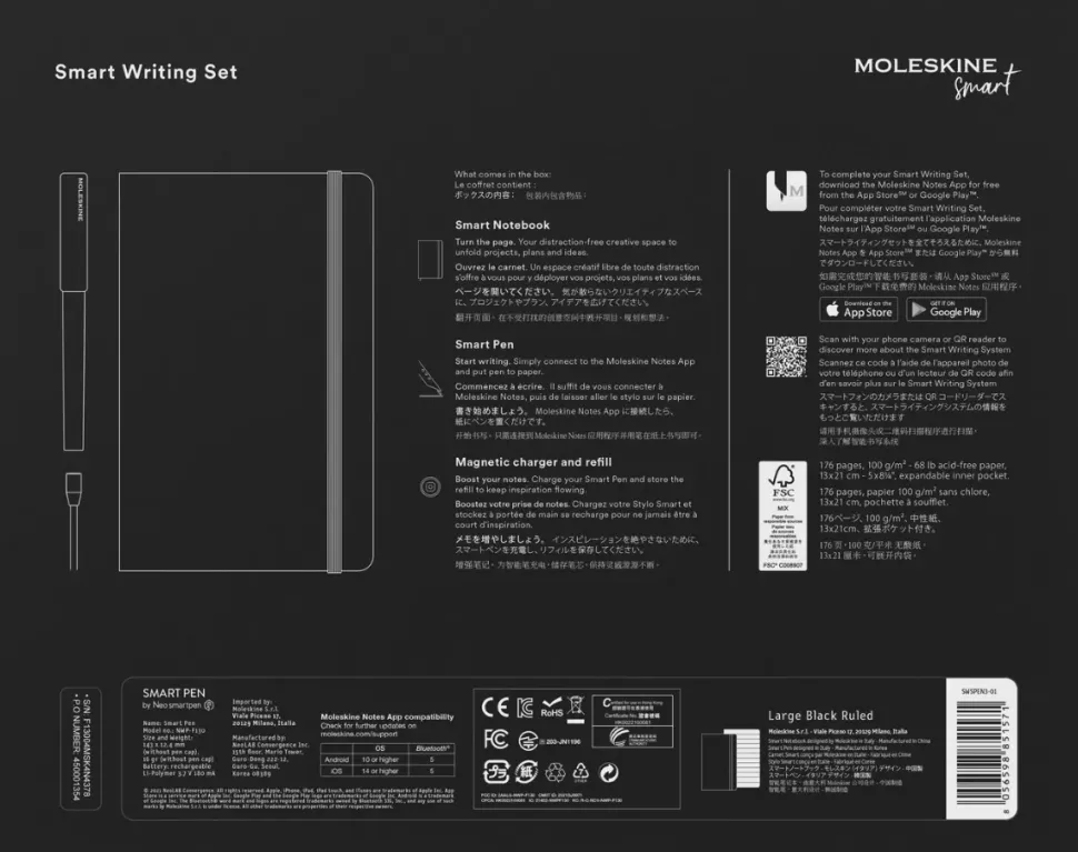 Set de Smart Writing Moleskine