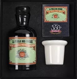 Set de Tinta Perla Negra y Tintero de Porcelana Herbin