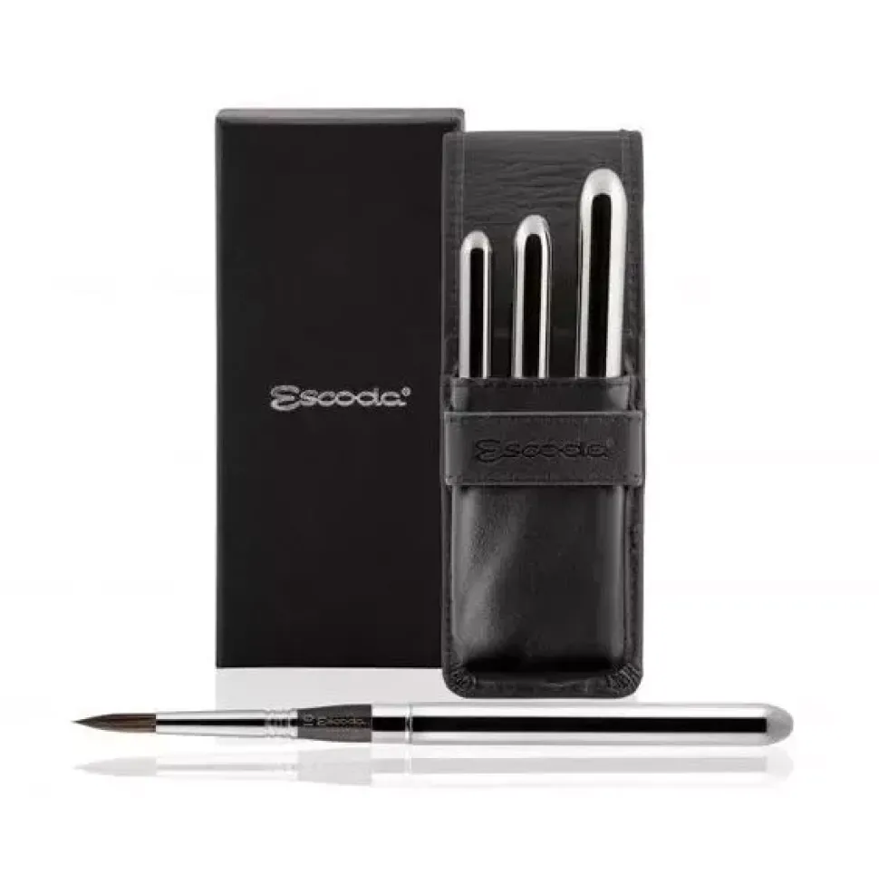 Set de viaje acuarela 1252 estuche y pinceles sintéticos Versàtil 1548 Escoda