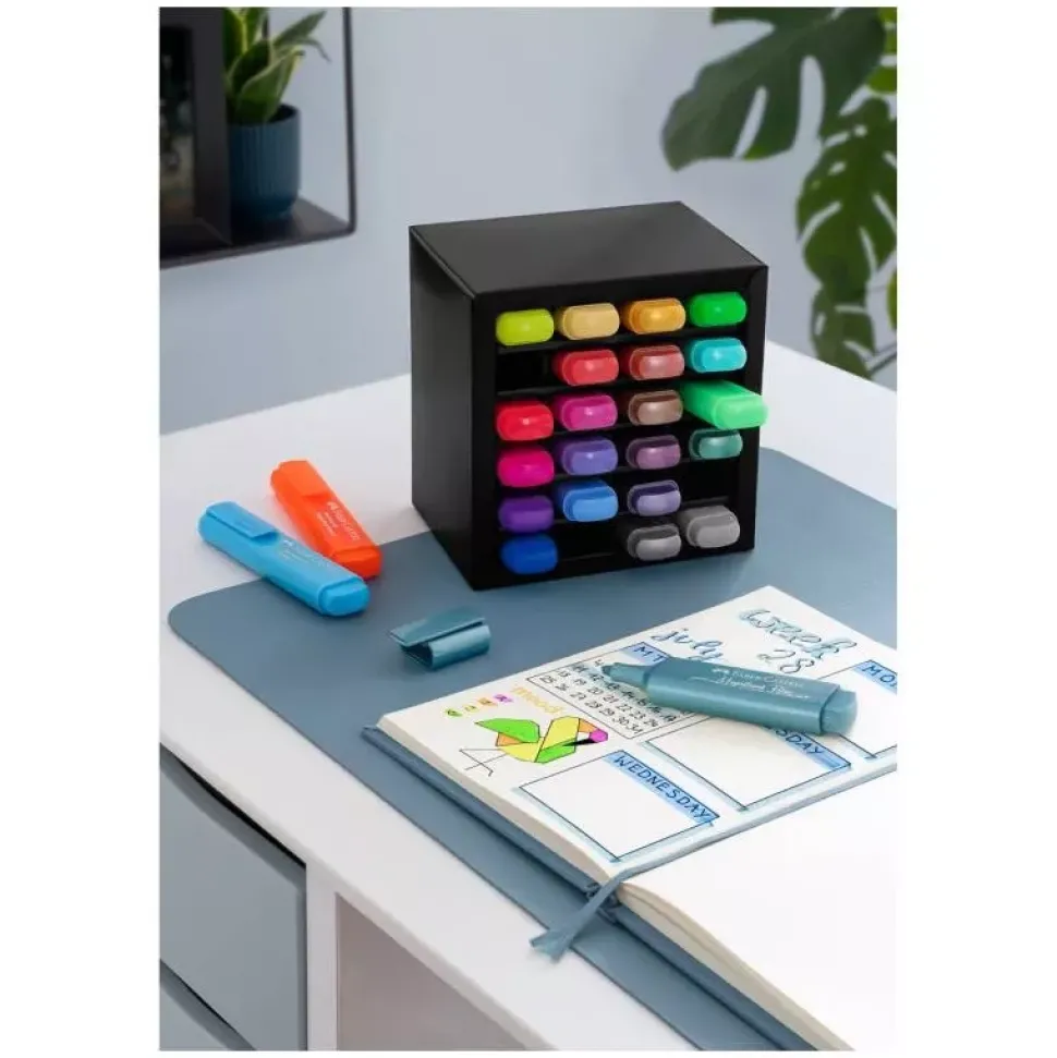 Set Escritorio 24 Subrayadores Textliner 46 Faber-Castell