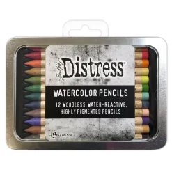 Set Lápices Acuarelables Distress Pencils Tim Holtz Ranger 04