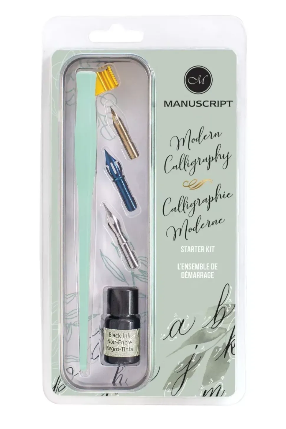Set para Caligrafía Oblicua Mint Manuscript