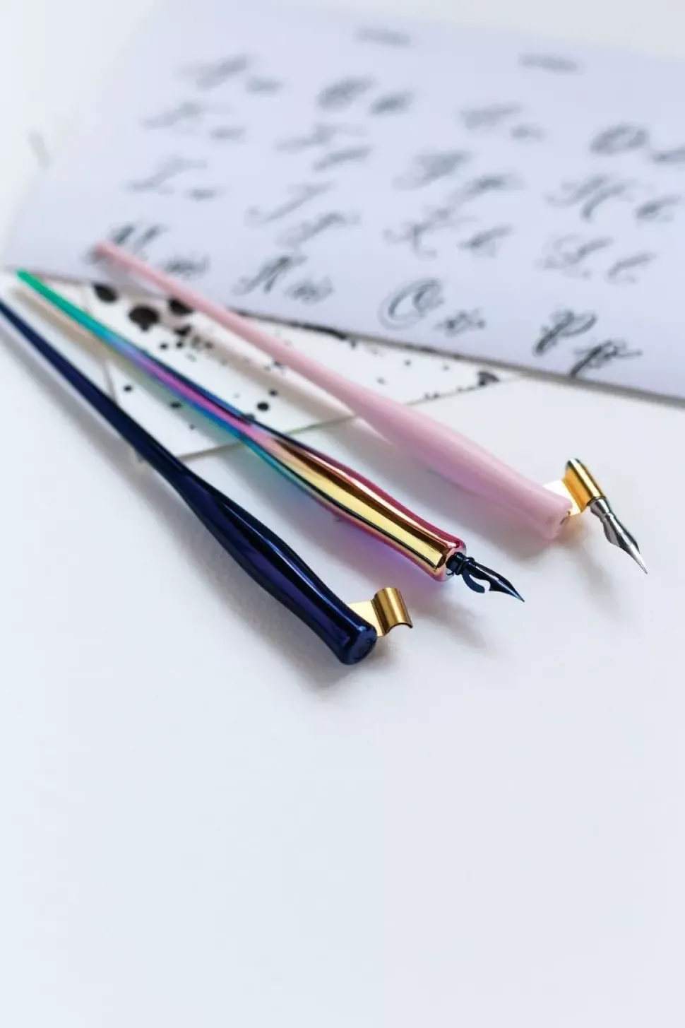 Set para Caligrafía Oblicua Mint Manuscript