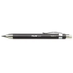 Set Portaminas Profesional Negro + Minas Recambio Milan 5.2mm