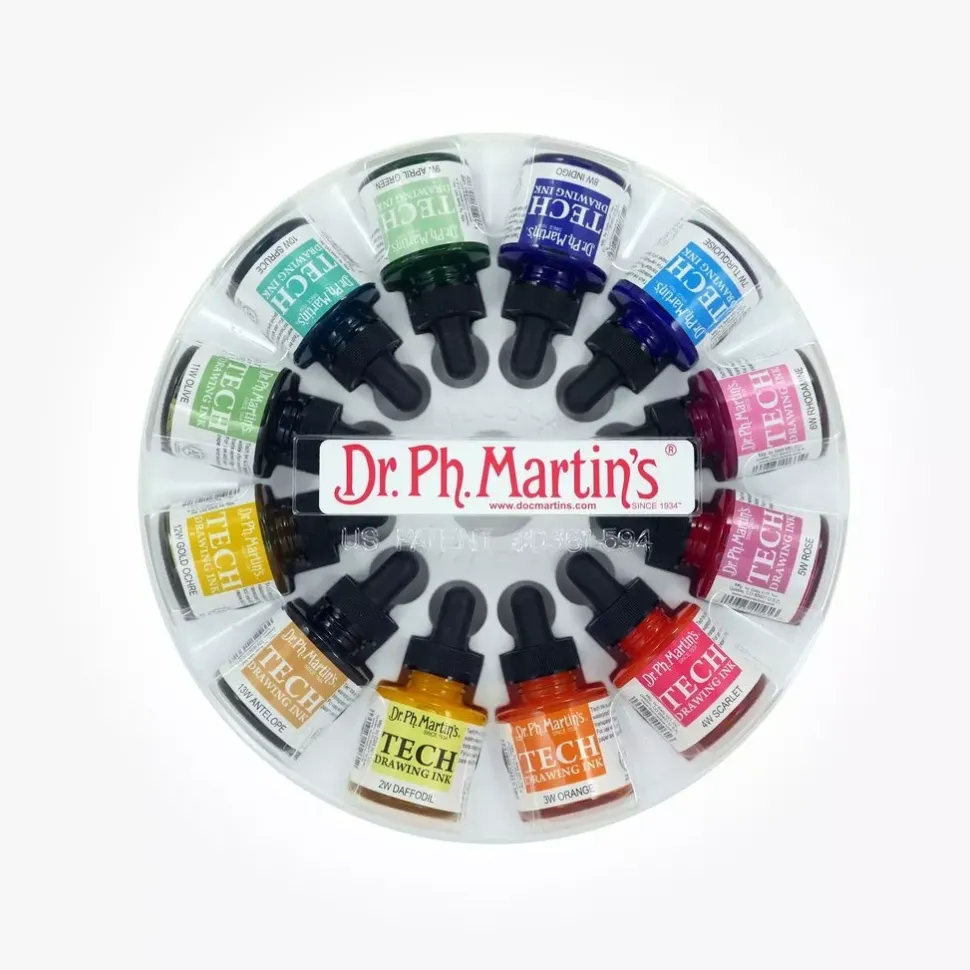 Set Tintas de Dibujo Tech 1.0 oz Dr. Ph. Martin's