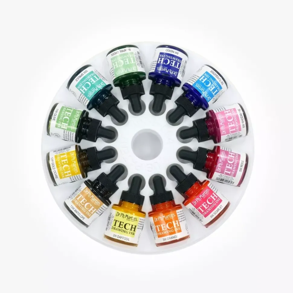 Set Tintas de Dibujo Tech 1.0 oz Dr. Ph. Martin's