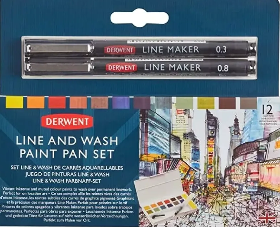 Set Travel Line And Wash Derwent