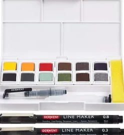Set Travel Line And Wash Derwent