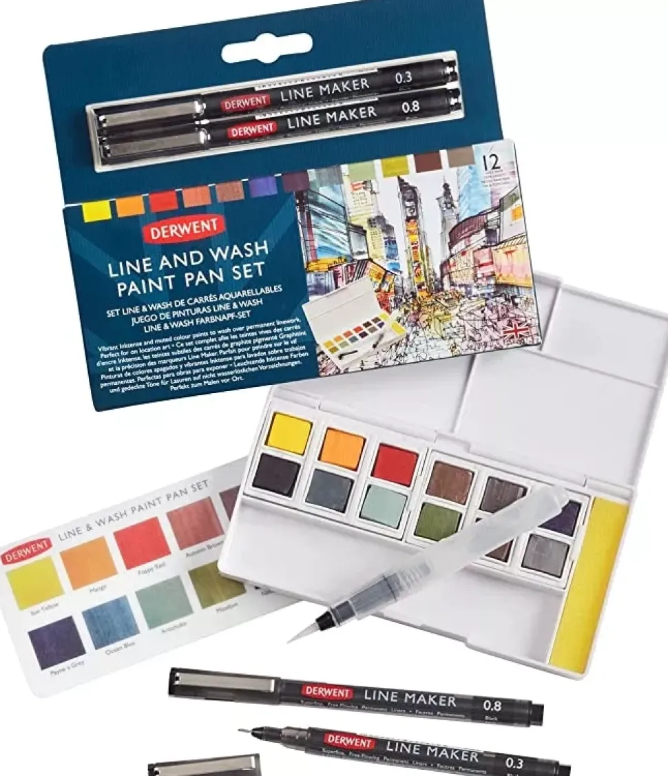 Set Travel Line And Wash Derwent