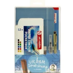Set Urban Sketching Blue Edition Talens