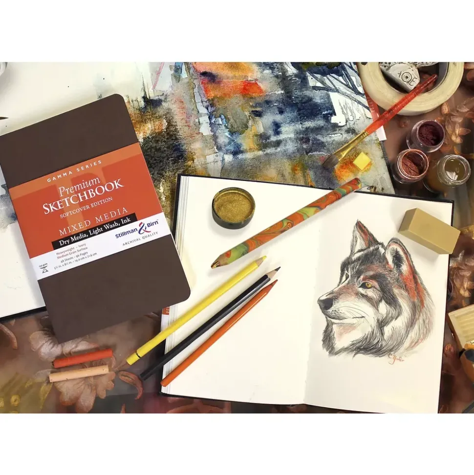 Sketchbook Gamma Mixed media Marfil Stillman & Birn 14x21cm