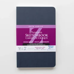 Sketchbook Zeta Mixed media Negro Stillman & Birn 14x21cm