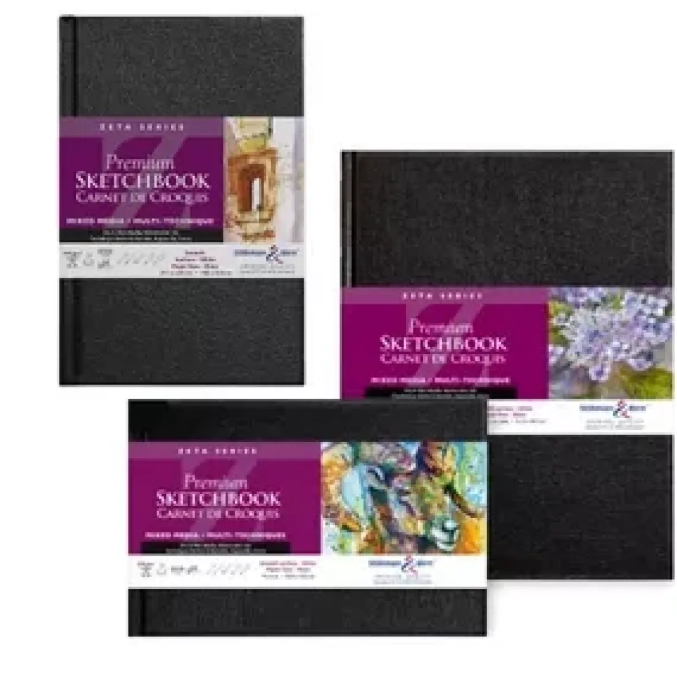 Sketchbook Zeta Multitécnica 270 g/m² Negro Stillman & Birn