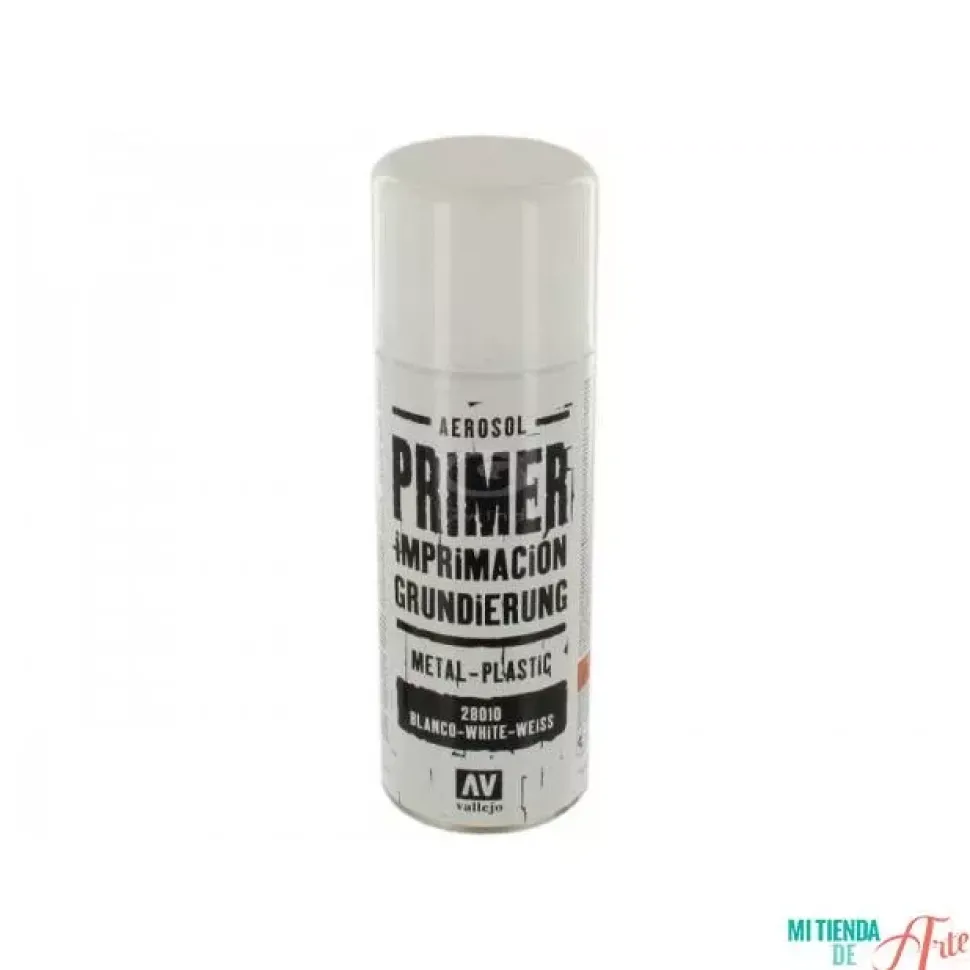 Spray aerosol imprimación 010 Blanco Hobby Paint Vallejo 400ml