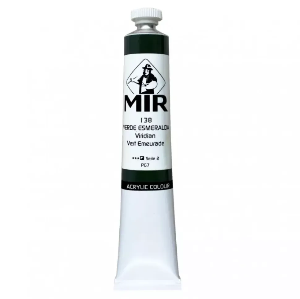 SUPER OFERTA **40%** Acrílico Verde Esmeralda Mir 60ml