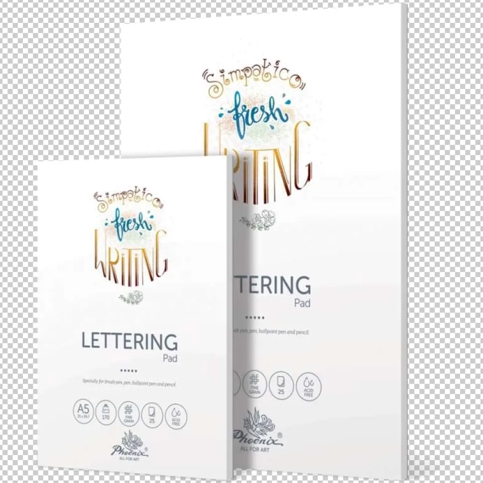 SUPER OFERTA **50%** Bloc para Lettering Phoenix
