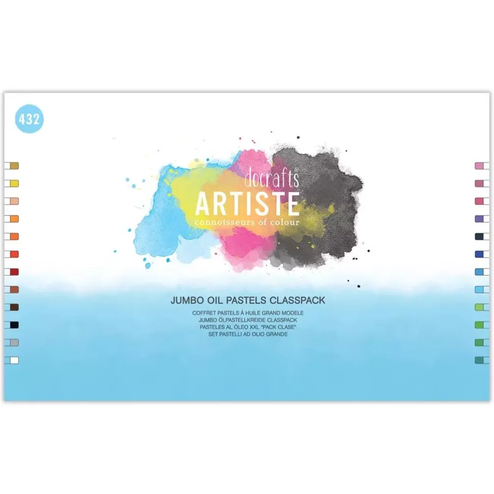 SUPER OFERTA **40%** Caja de 432 Pasteles Solubles en Agua Artiste DoCrafts