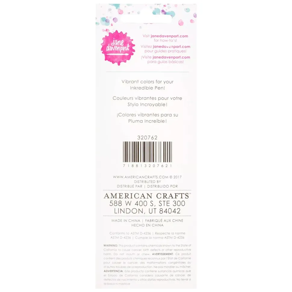 SUPER OFERTA **60%** Cartuchos de tinta para pluma Bright Ink Mixed Media Jane Davenport