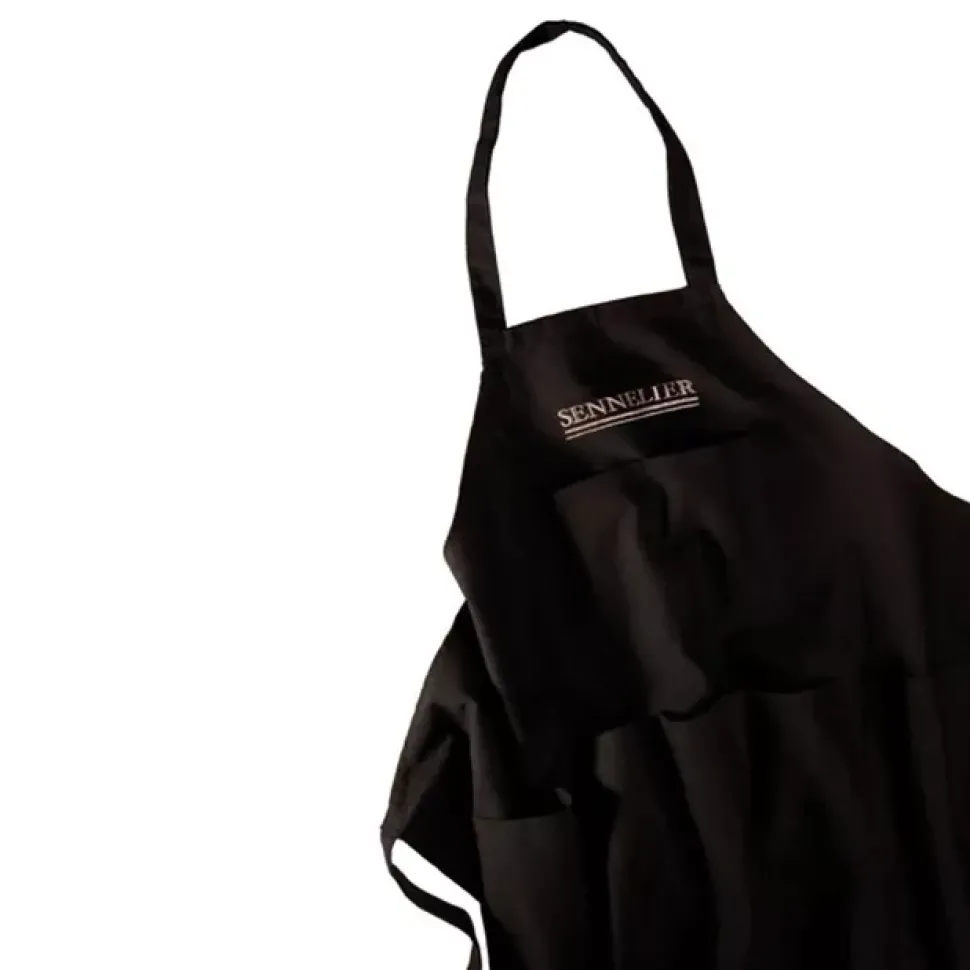 SUPER OFERTA **30%** Delantal de algodón negro Sennelier