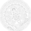 SUPER OFERTA **50%** Lienzo sobre bastidor para colorear Mandala #01 Phoenix 30x30cm