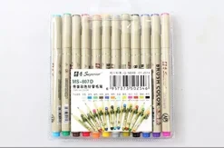 SUPER OFERTA **30%** Set de 12 rotuladores punta pincel Superior