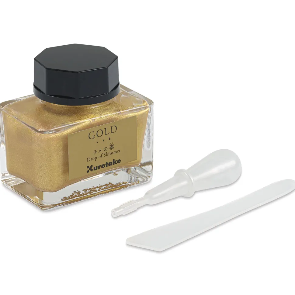 Tinta aditivo Gold Ink-café Drop of Shimmer Kuretake 20ml