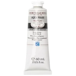Tinta Calcográfica Aquawash Negro Suave Lefranc & Burgeois 60ml