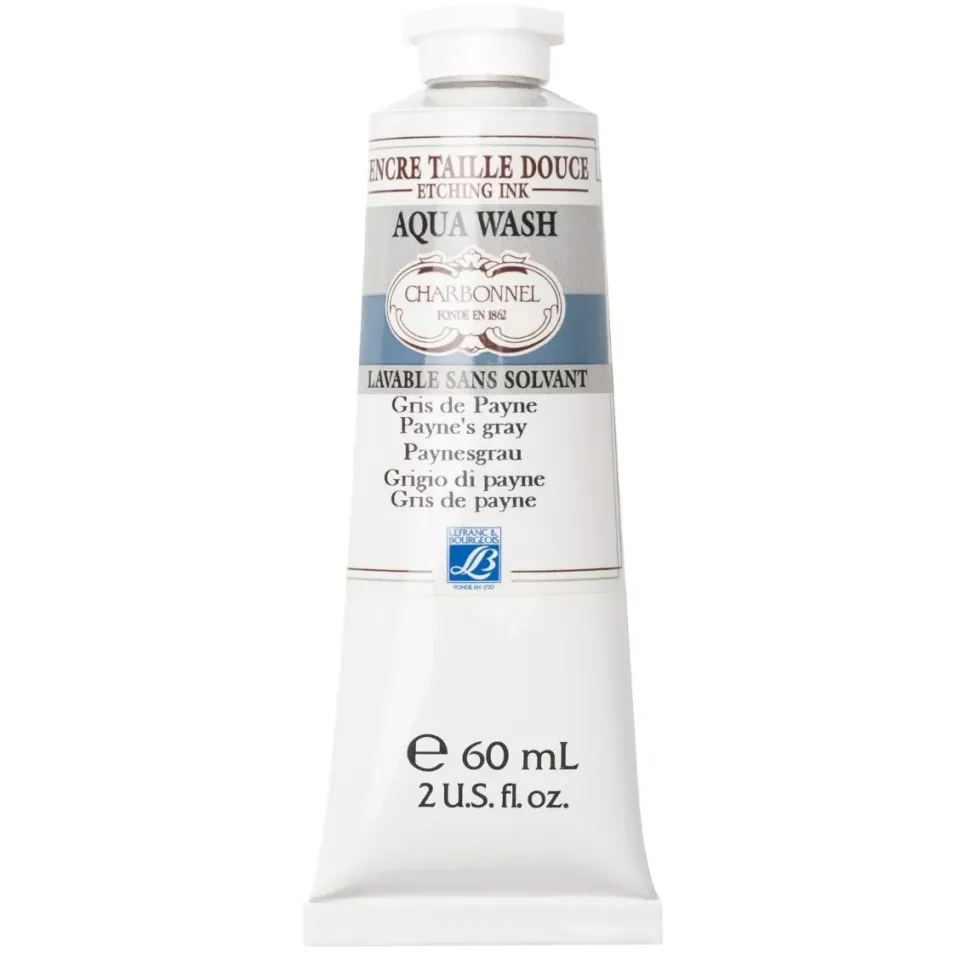 Tinta Calcográfica Aquawash Gris de Payne Lefranc & Bourgeois 60ml