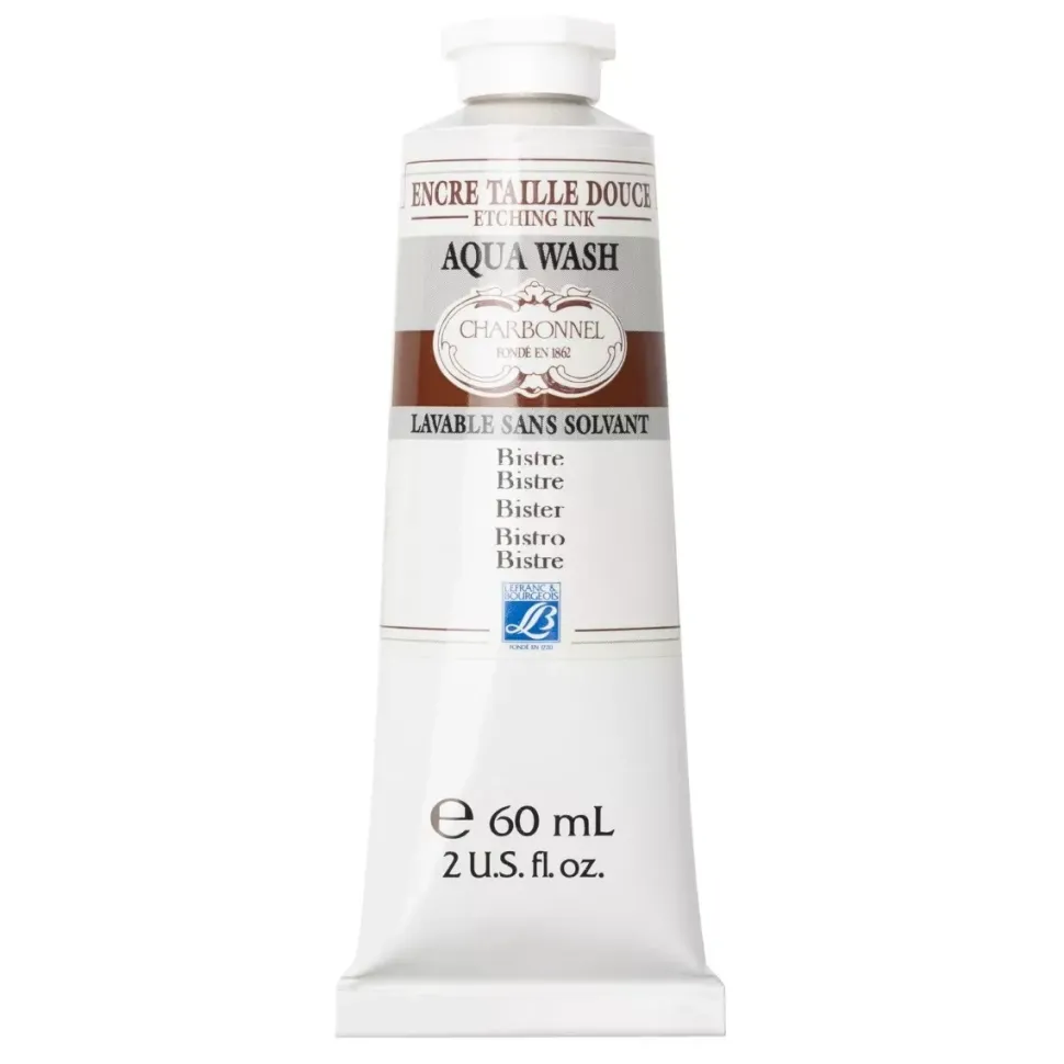 Tinta Calcográfica Aquawash Bistre 60ml Lefranc & Burgeois