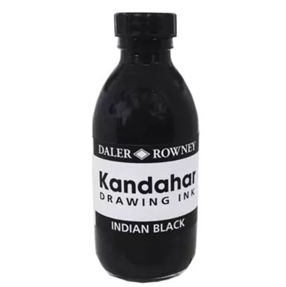 Tinta china Kandahar negro indio Daler-Rowney 175ml