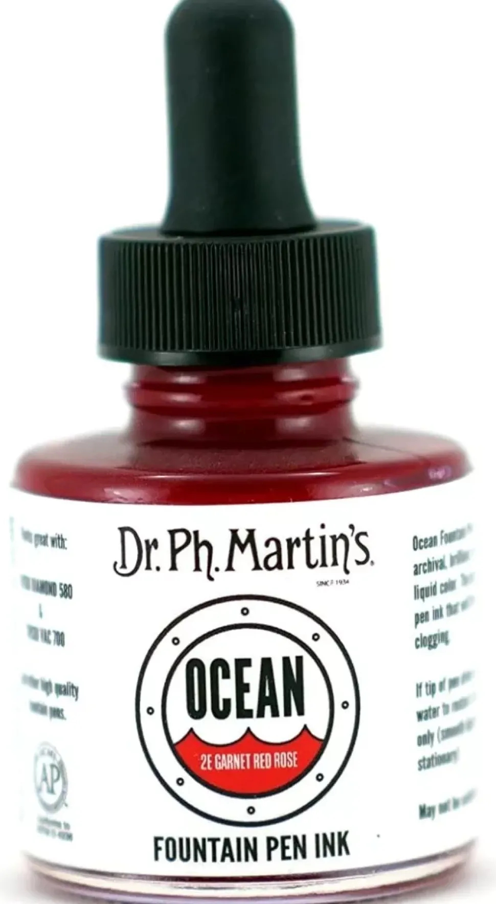 Tinta Estilográfica Red Garnet Rose 1.0 oz Dr. Ph. Martins