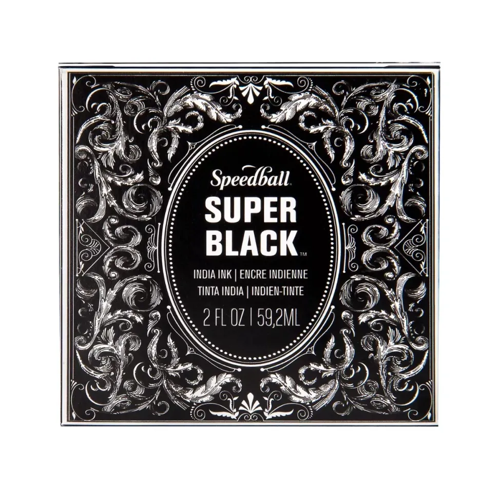 Tinta india para caligrafía Super Black Speedball 59ml